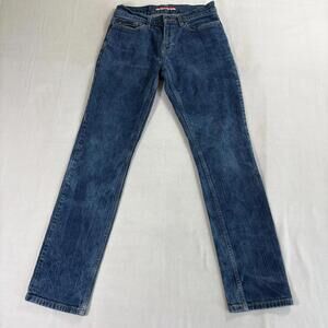 Tommy Hilfiger Men's 30x32 Straight Leg Blue Denim Jeans Classic Fit Casual